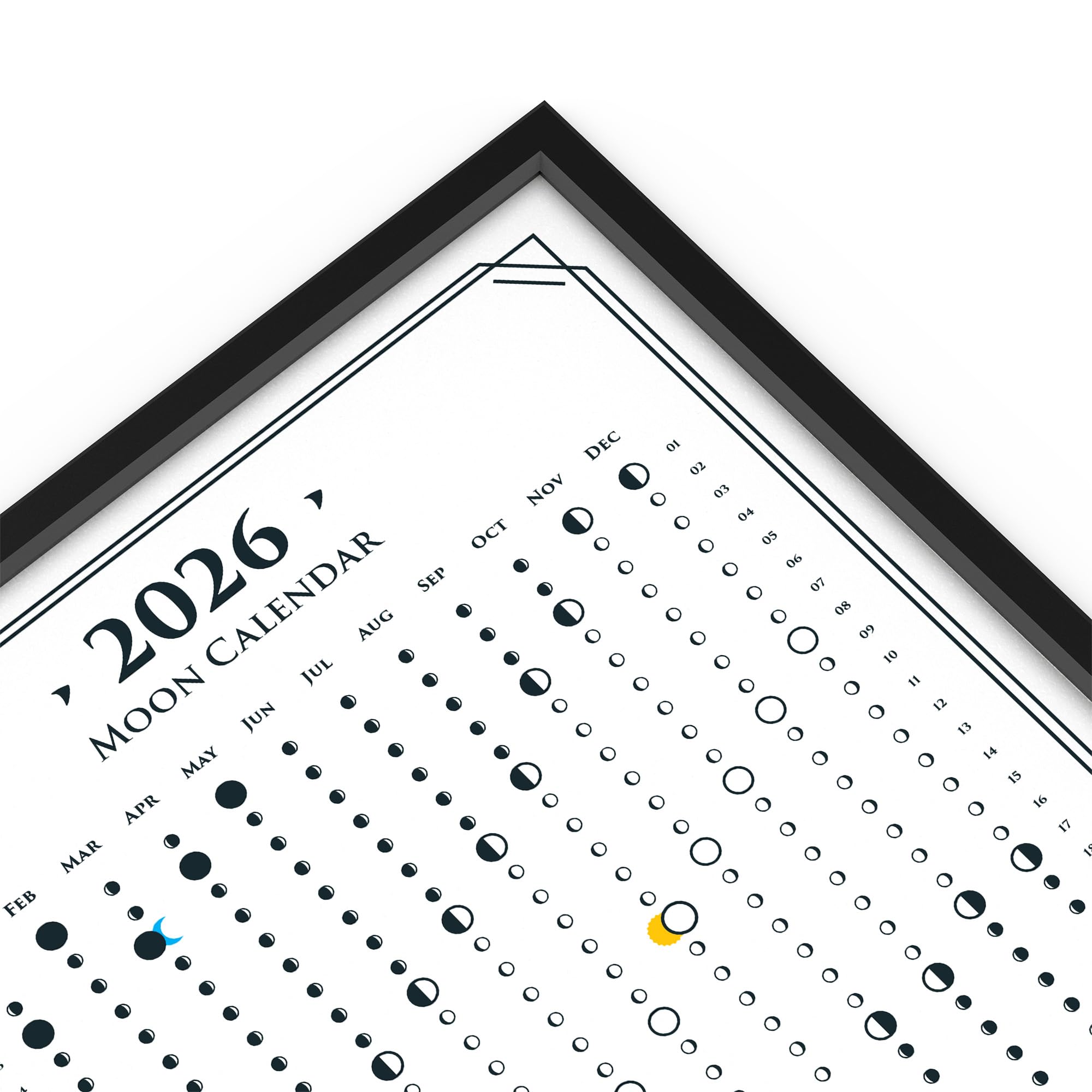 Amazon.com: 2026 Moon Calendar with Lunar Phases and Eclipses